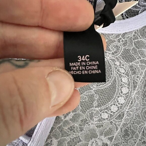 Victoria’s Secret Designer Collection Fairy Corset Size 34 C Lilac Lingerie Sexy - Picture 3 of 9